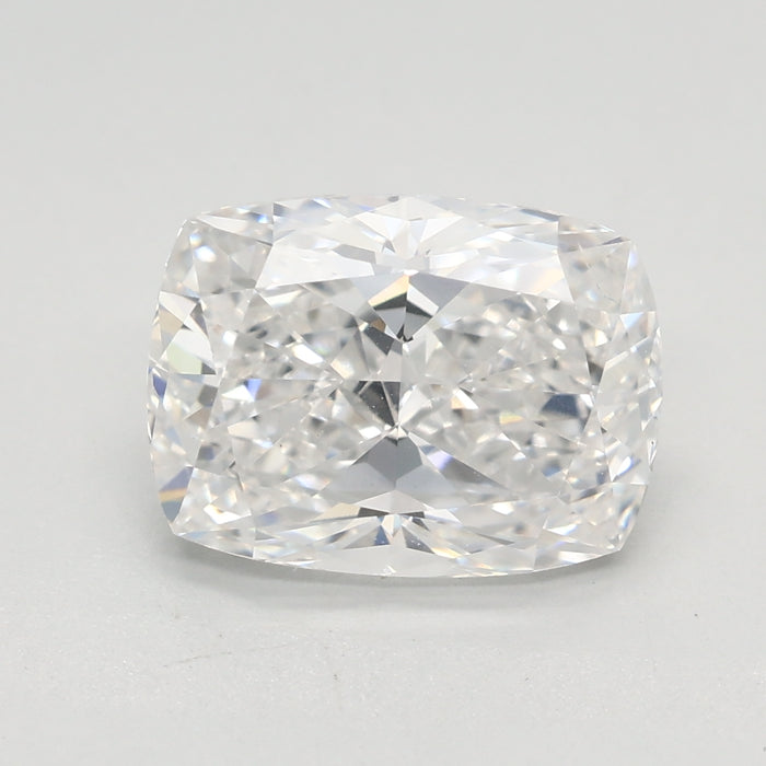Loose 2.51 Carat E VVS2 IGI Certified Lab Grown Cushion Diamonds