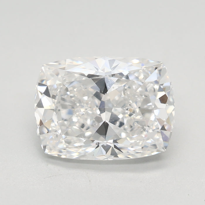 Loose 2.59 Carat E VVS2 IGI Certified Lab Grown Cushion Diamonds