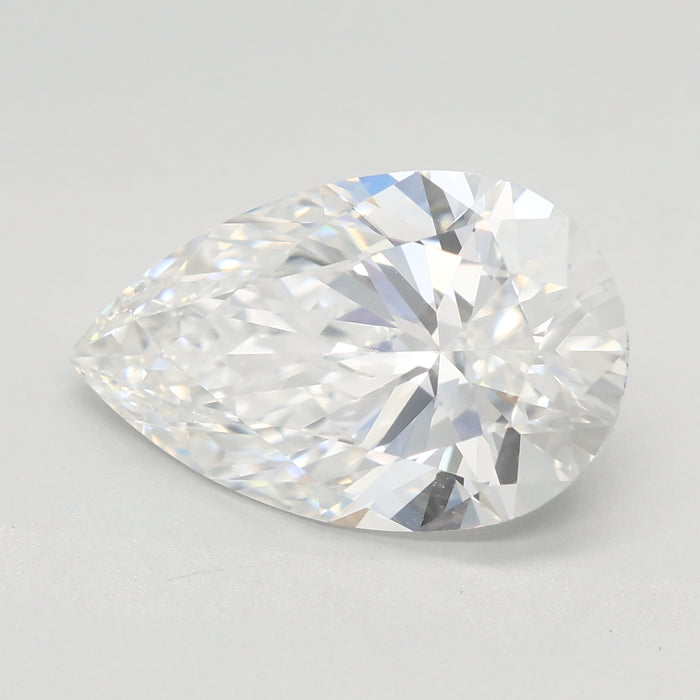 Loose 3.05 Carat E VVS2 IGI Certified Lab Grown Pear Diamonds