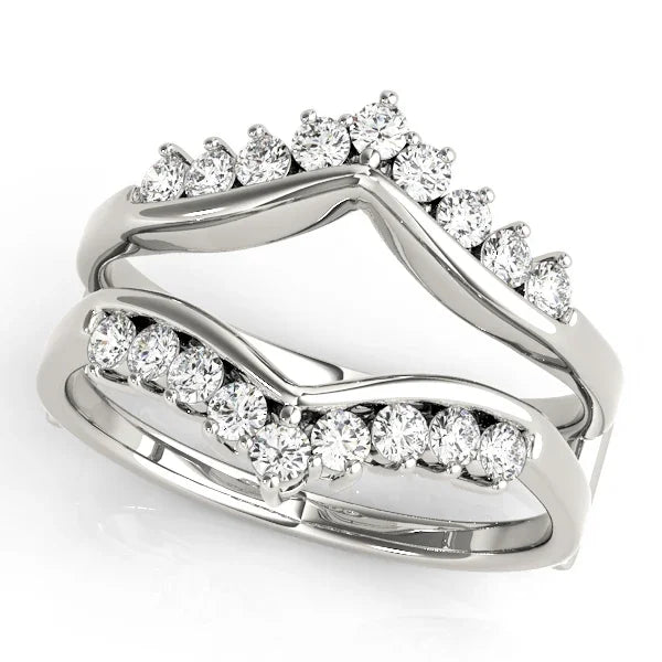 Chevron Ring Enhancer 1/3Ctw