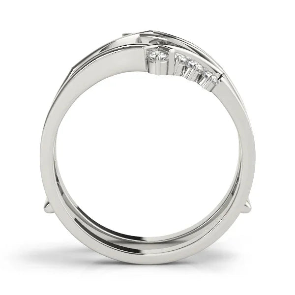 Open Chevron Ring Enhancer 1/6Ctw