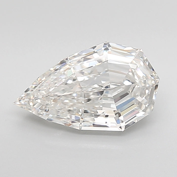 Loose 3.1 Carat F VVS2 IGI Certified Lab Grown Pear Diamonds