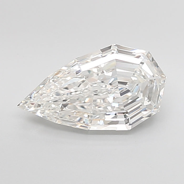 Loose 4.51 Carat F VVS2 IGI Certified Lab Grown Pear Diamonds