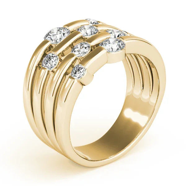 Multi Bezel Diamond Band