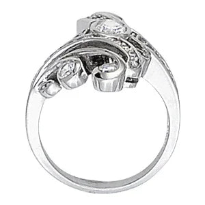 Modern Bypass Diamond Ring