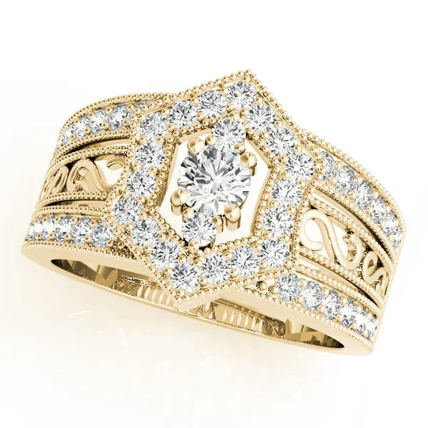 Ornate Diamond Ring