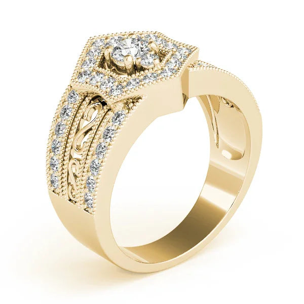 Ornate Diamond Ring