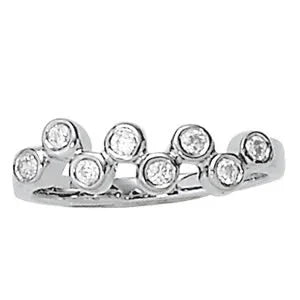 Vintage Bezel Diamond Band 1/4Ctw
