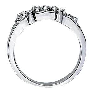 Vintage Bezel Diamond Band 1/4Ctw