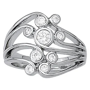 Artsy Diamond Ring