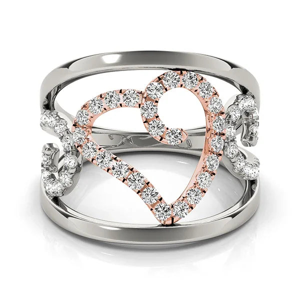 Open Heart Band 3/8Ctw