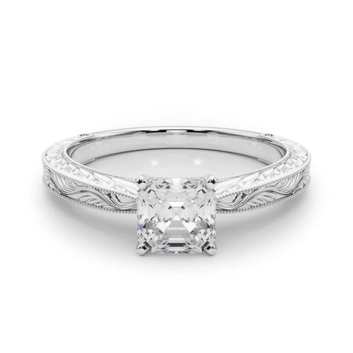 Addison Solitaire Setting - Asscher