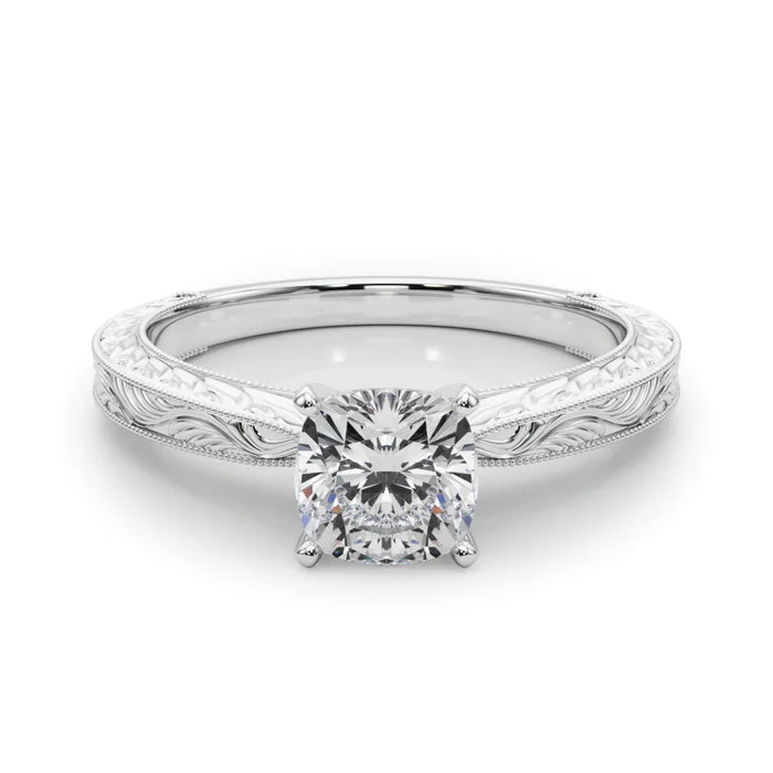 Addison Solitaire Setting - Cushion