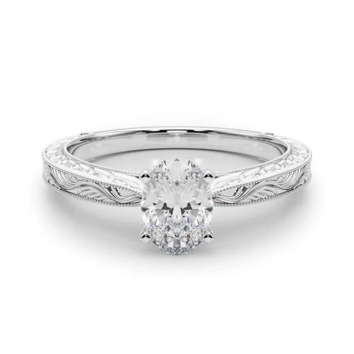 Addison Solitaire Setting - Oval