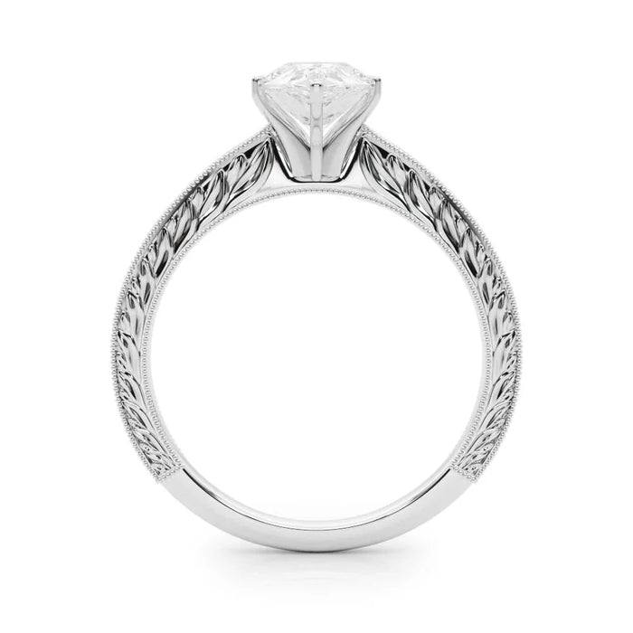 Addison Solitaire Setting - Pear