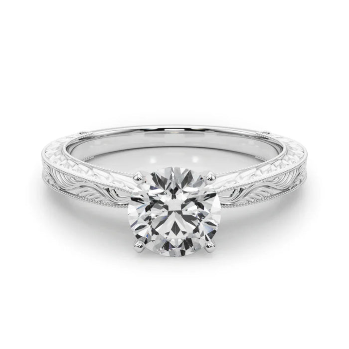 Addison Solitaire Setting - Round