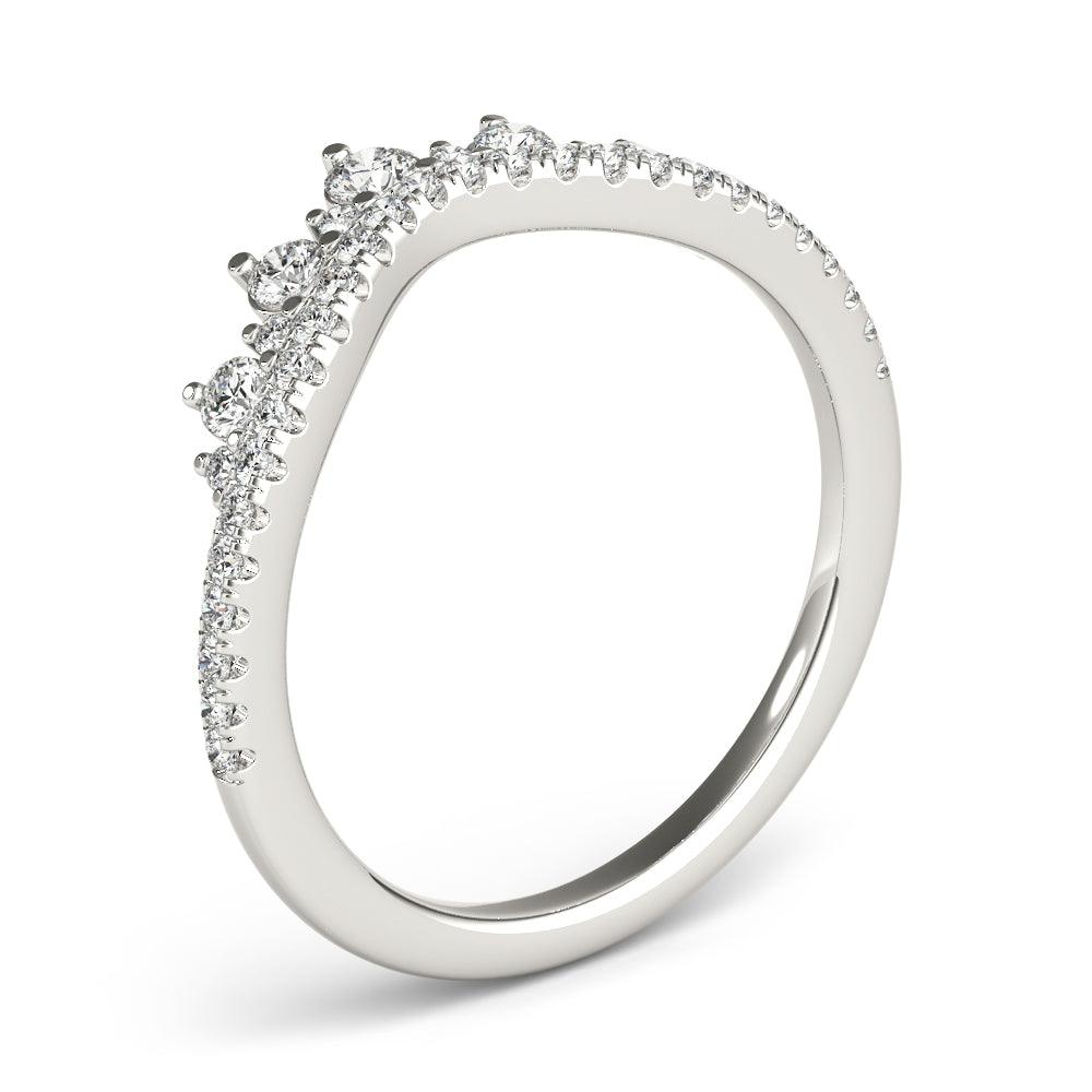 Anastasia Chevron Band - 3/8Ctw