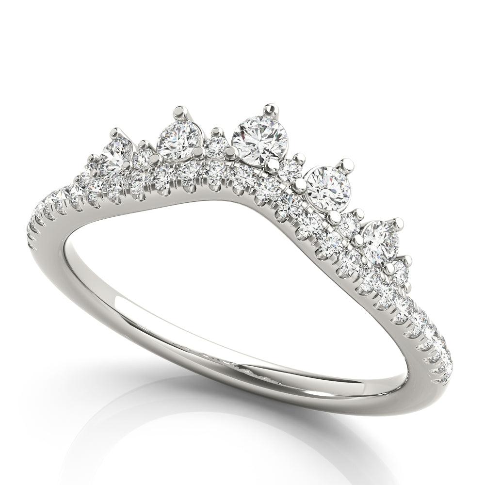 Anastasia Chevron Band - 3/8Ctw