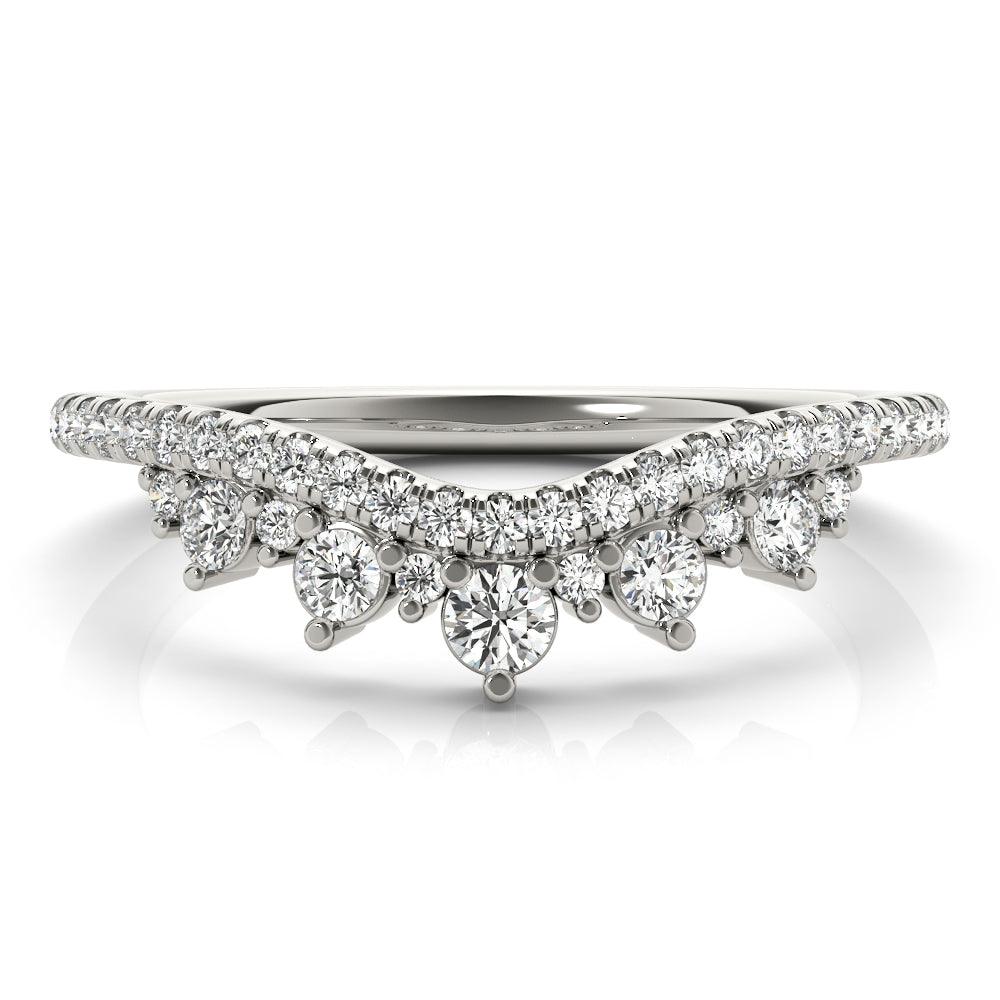 Anastasia Chevron Band - 3/8Ctw