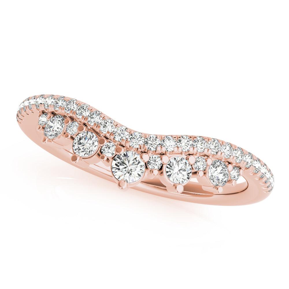 Anastasia Chevron Band - 3/8Ctw