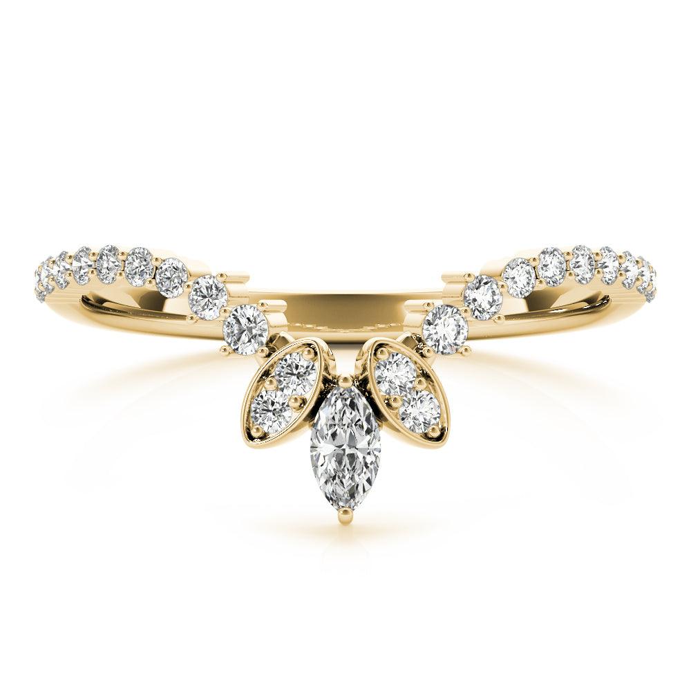 Estelle Chevron Band -  1/5Ctw