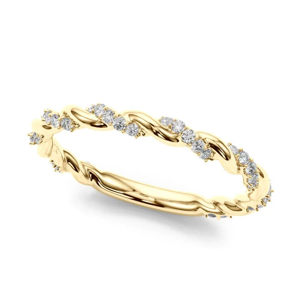 Twisted Diamond Band