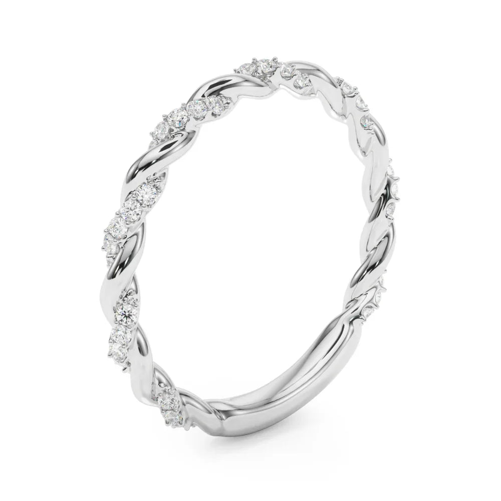 Twisted Diamond Band