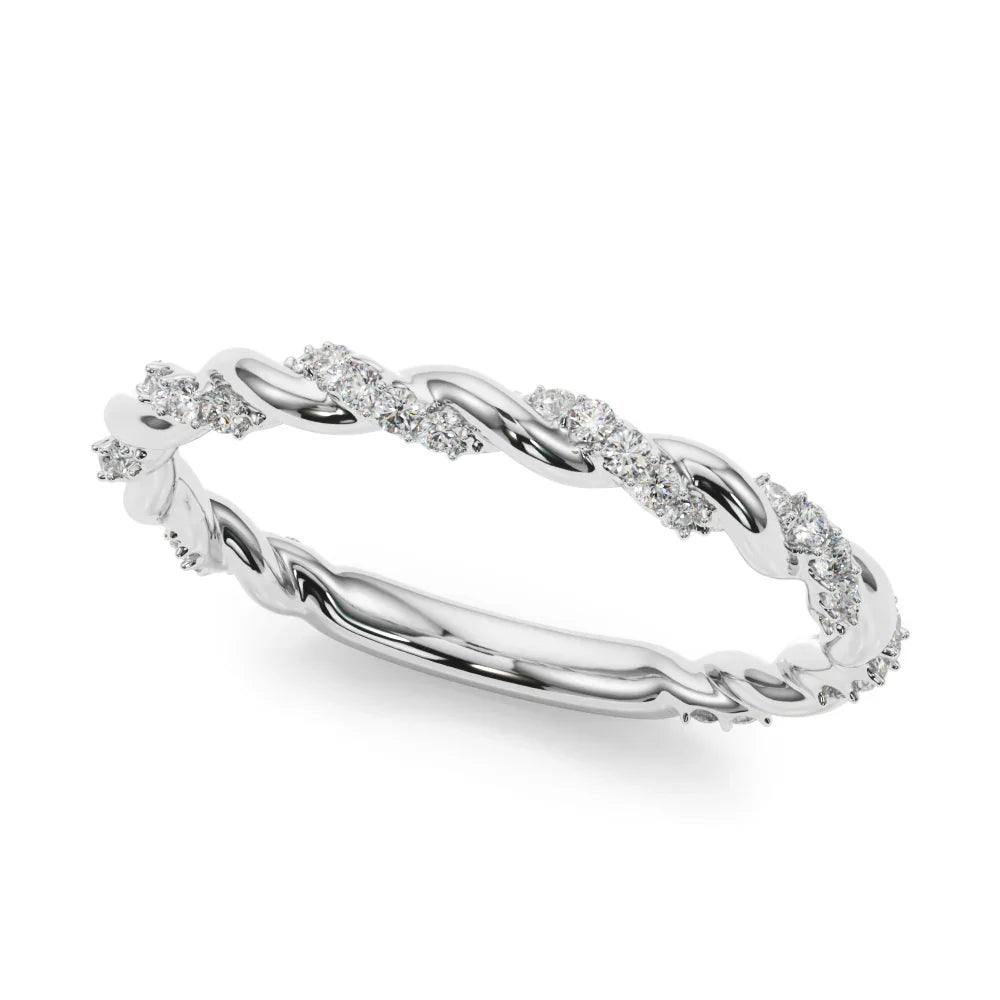 Twisted Diamond Band