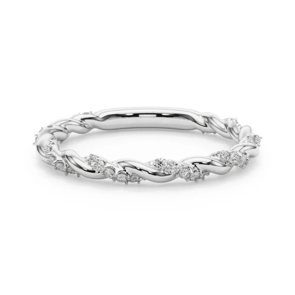 Twisted Diamond Band
