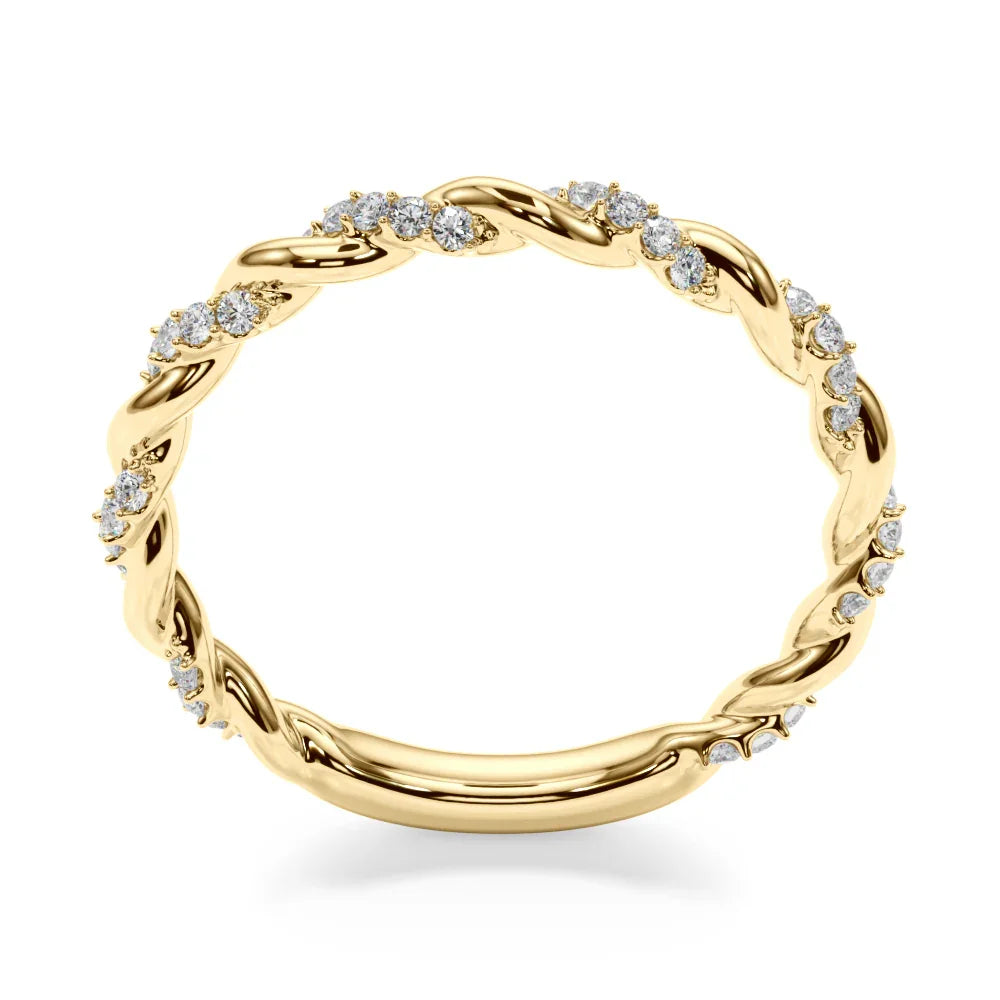 Twisted Diamond Band