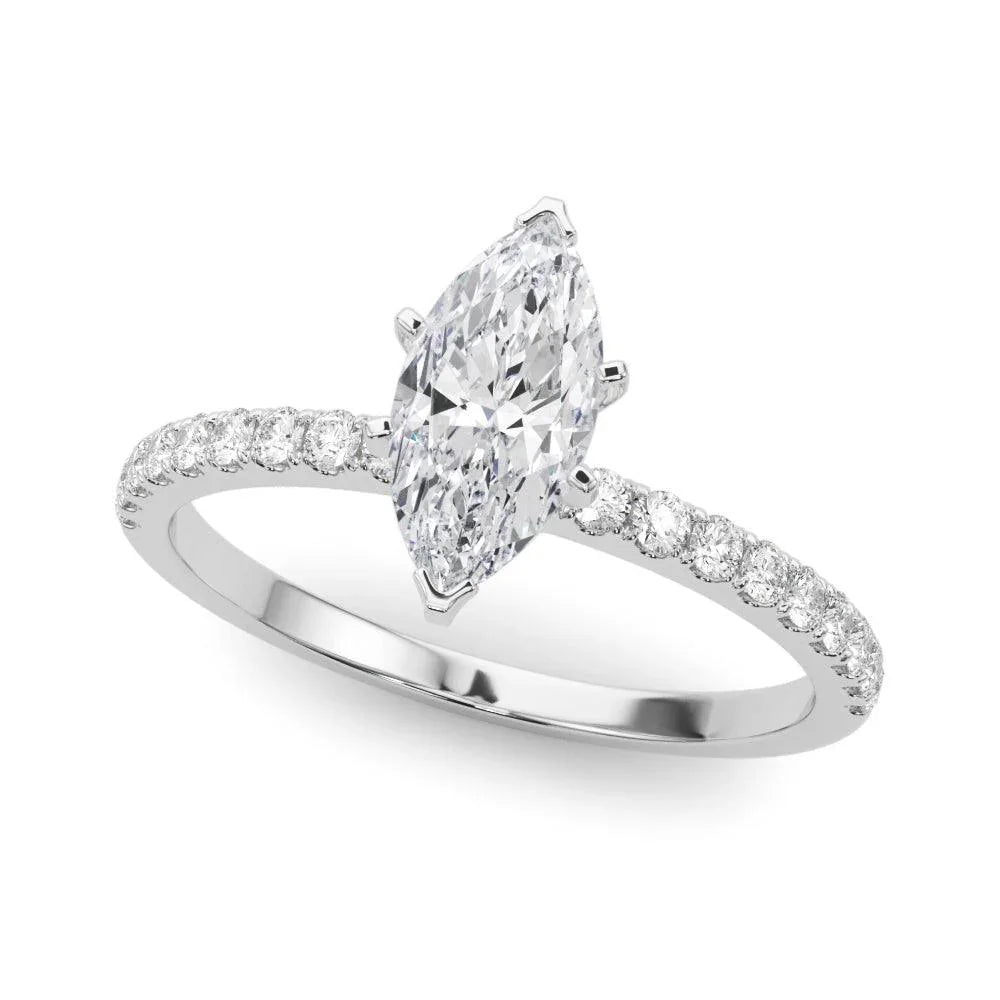 Robin Marquise Diamond Engagement Ring | Lab Grown Diamonds