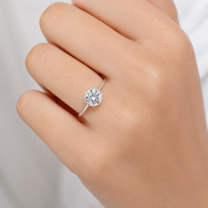Carly Solitaire Setting - Round