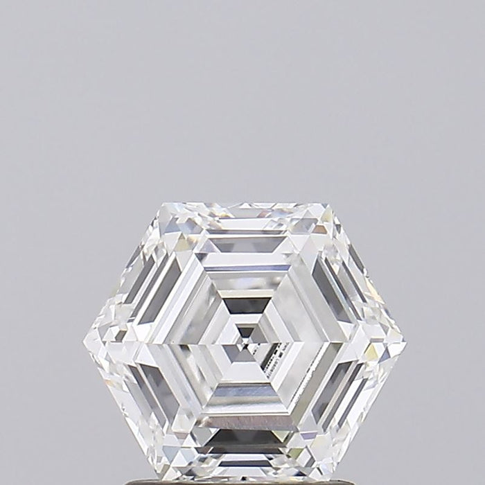 Loose 0.53 Carat D VVS2 IGI Certified Lab Grown Hexagon Diamonds