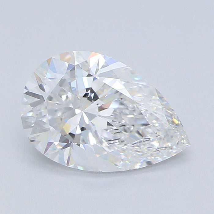 Loose 1.76 Carat F VVS2 IGI Certified Lab Grown Pear Diamonds