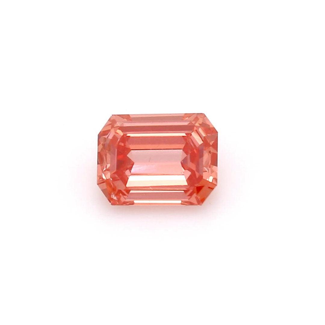 Loose 0.52 Carat Vivid Pink SI1 IGI Certified Lab Grown Emerald Diamonds