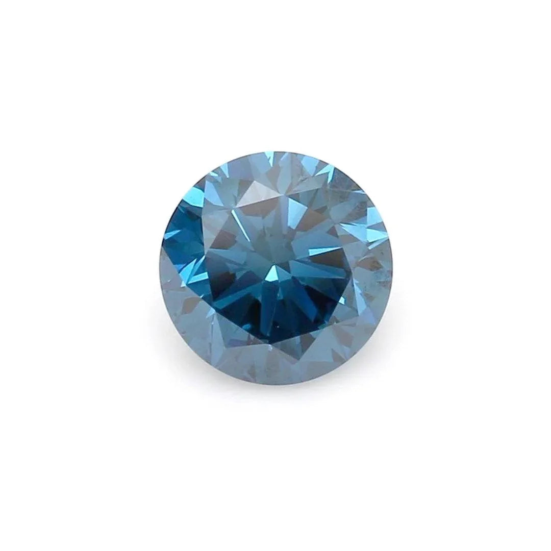 Loose 1.01 Carat Dark Blue VS1 IGI Certified Lab Grown Round Diamonds