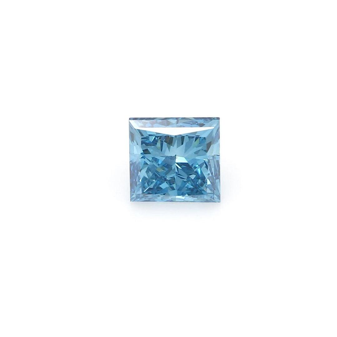 Loose 1.04 Carat Deep Blue VVS2 IGI Certified Lab Grown Princess Diamonds