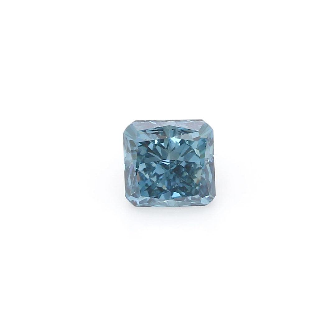 Loose 1.05 Carat Dark Blue SI2 IGI Certified Lab Grown Cushion Diamonds