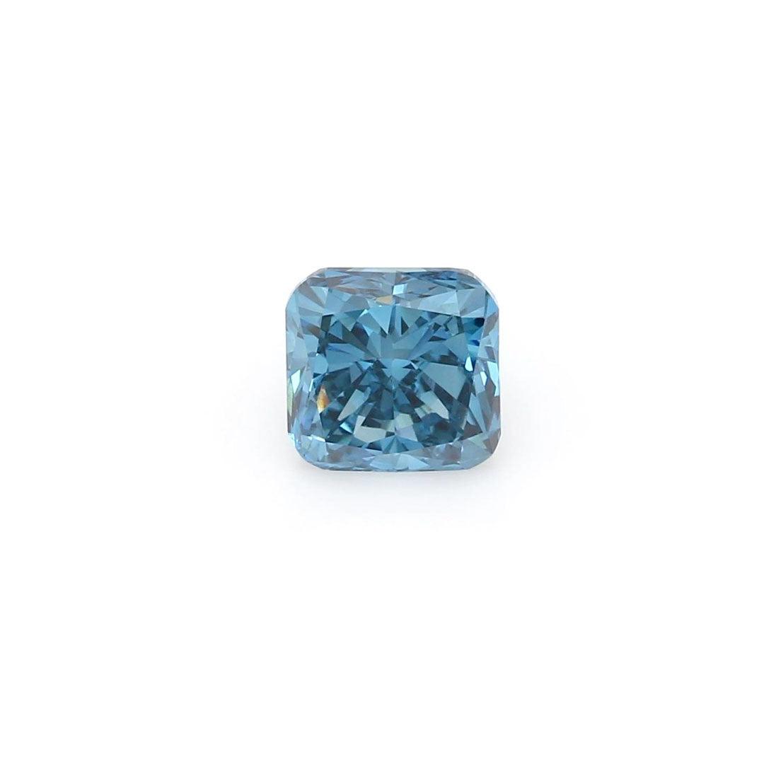 Loose 1.09 Carat Dark Blue VS1 IGI Certified Lab Grown Cushion Diamonds