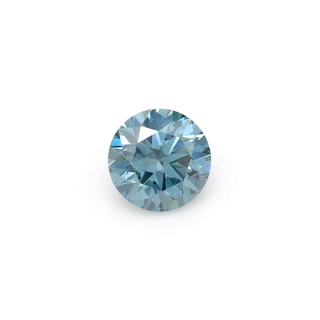 Loose 1.06 Carat Deep Blue SI1 IGI Certified Lab Grown Round Diamonds