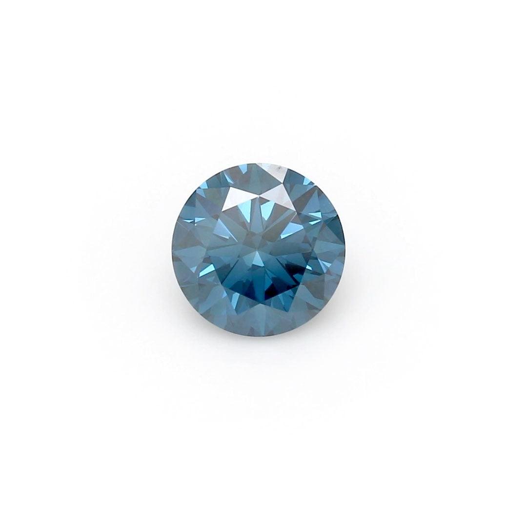 Loose 1.1 Carat Dark Blue VS1 IGI Certified Lab Grown Round Diamonds