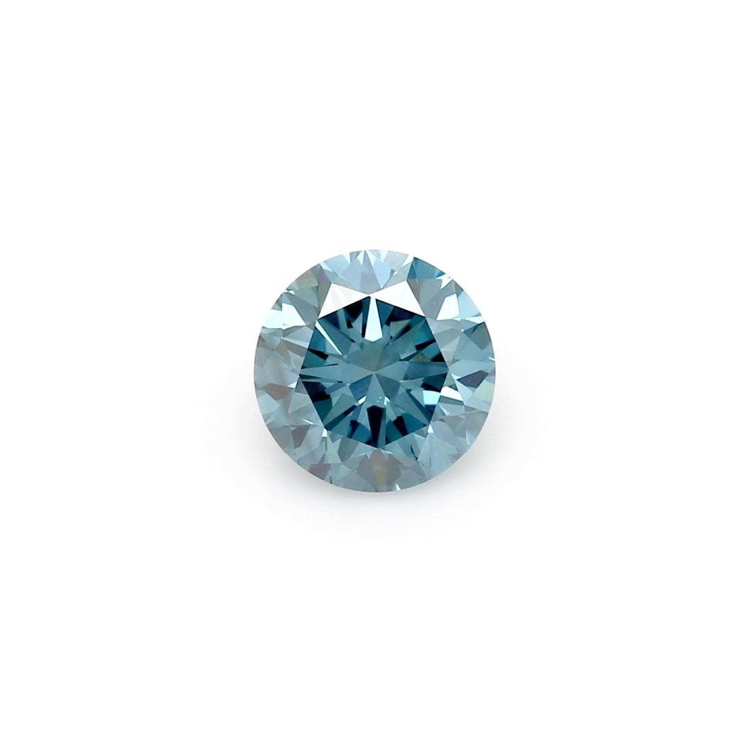 Loose 1.06 Carat Deep Blue VS2 IGI Certified Lab Grown Round Diamonds