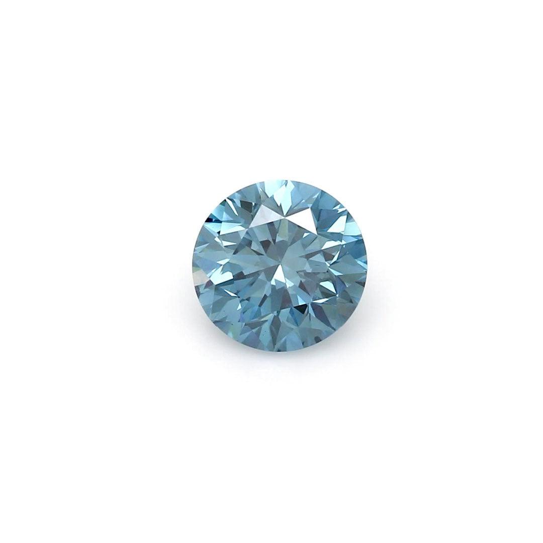 Loose 1.07 Carat Deep Blue SI1 IGI Certified Lab Grown Round Diamonds
