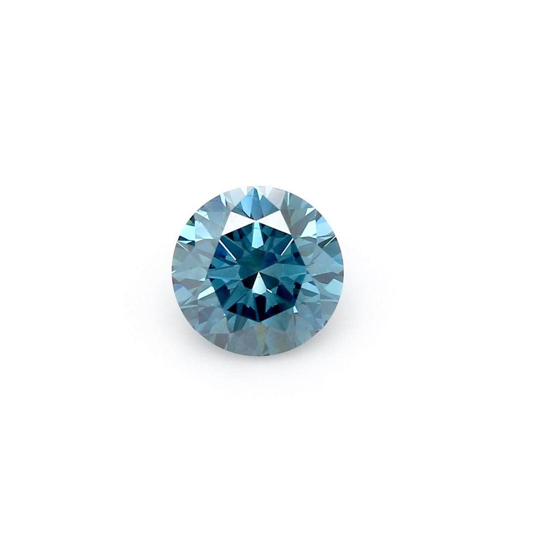 Loose 1.03 Carat Deep Blue SI1 IGI Certified Lab Grown Round Diamonds