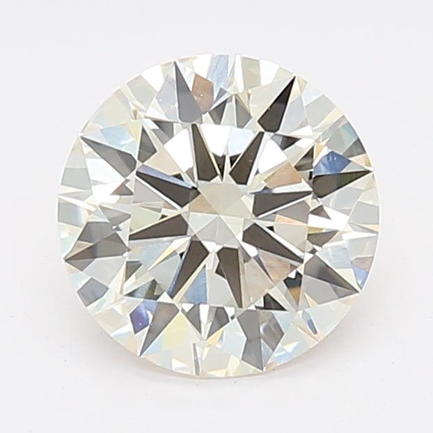 Loose 1.55 Carat Very Light Yellow VS1 IGI Certified Lab Grown Round Diamonds