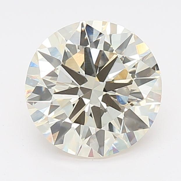 Loose 1.7 Carat Light Yellow SI1 IGI Certified Lab Grown Round Diamonds