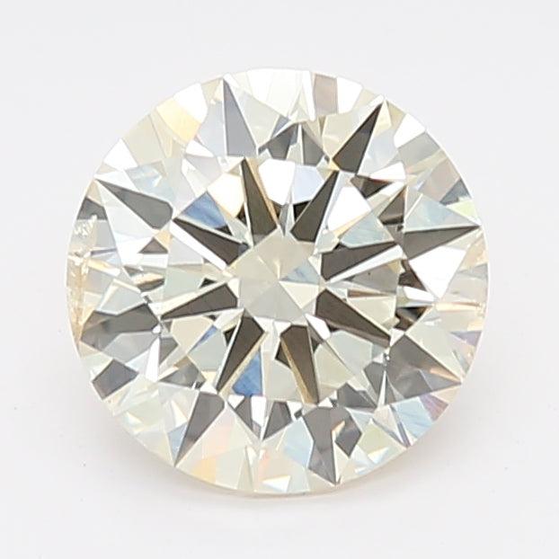 Loose 1.69 Carat Light Yellow SI2 IGI Certified Lab Grown Round Diamonds