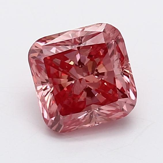 Loose 1.07 Carat Vivid Pink VS2 IGI Certified Lab Grown Radiant Diamonds