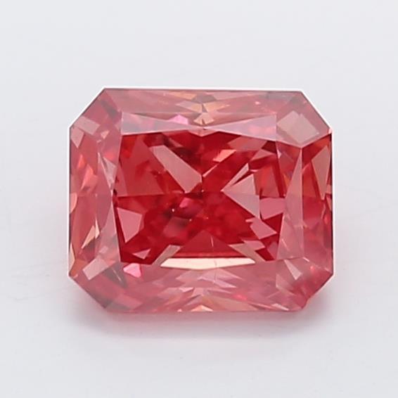 Loose 1.08 Carat Deep Pink SI2 IGI Certified Lab Grown Radiant Diamonds