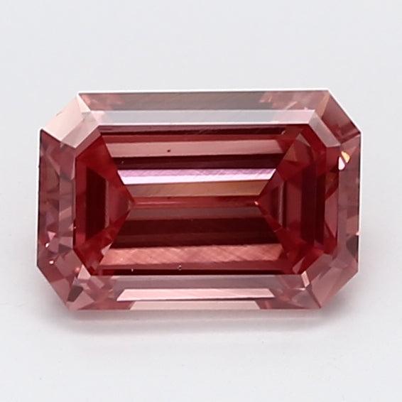 Loose 1.15 Carat Vivid Pink VS2 IGI Certified Lab Grown Emerald Diamonds